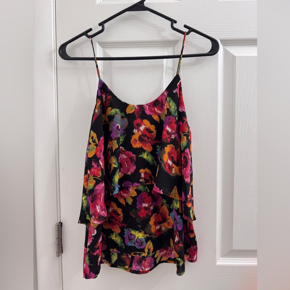 Paper Crane Multicolor Floral Camisole